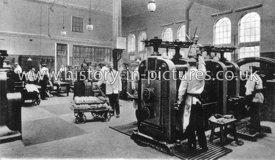 Gold Rolling Room, The Royal Mint. c.1910